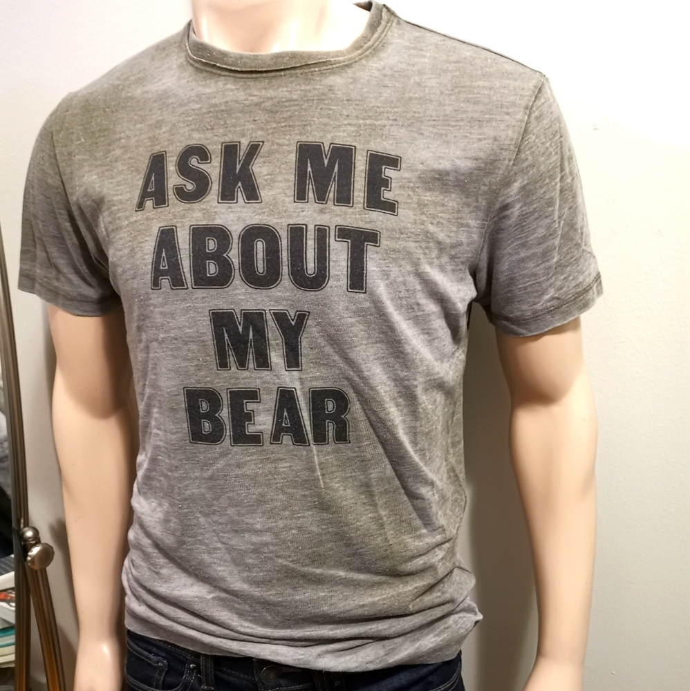 Lucky Brand Venice Burnout "Ask Me About My 🐻"